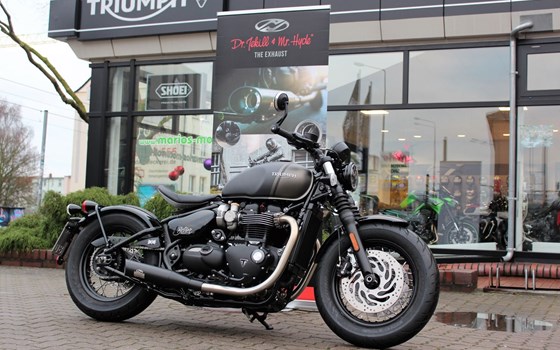Umgebautes Motorrad Triumph Bonneville Bobber von Marios Motorrad-Shop GmbH - Bild 1 Umgebautes Motorrad Triumph Bonneville Bobber von Marios Motorrad-Shop GmbH - Bild 1