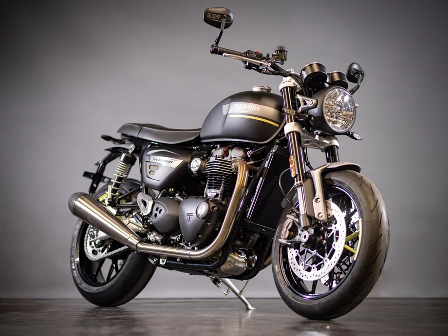 Umbgebautes Motorrad Triumph Speed Twin 1200 Bild 1: Umbgebautes Motorrad Triumph Speed Twin 1200