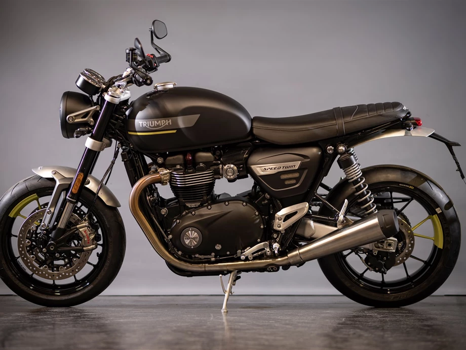 Umbgebautes Motorrad Triumph Speed Twin 1200 Bild 28: Umbgebautes Motorrad Triumph Speed Twin 1200