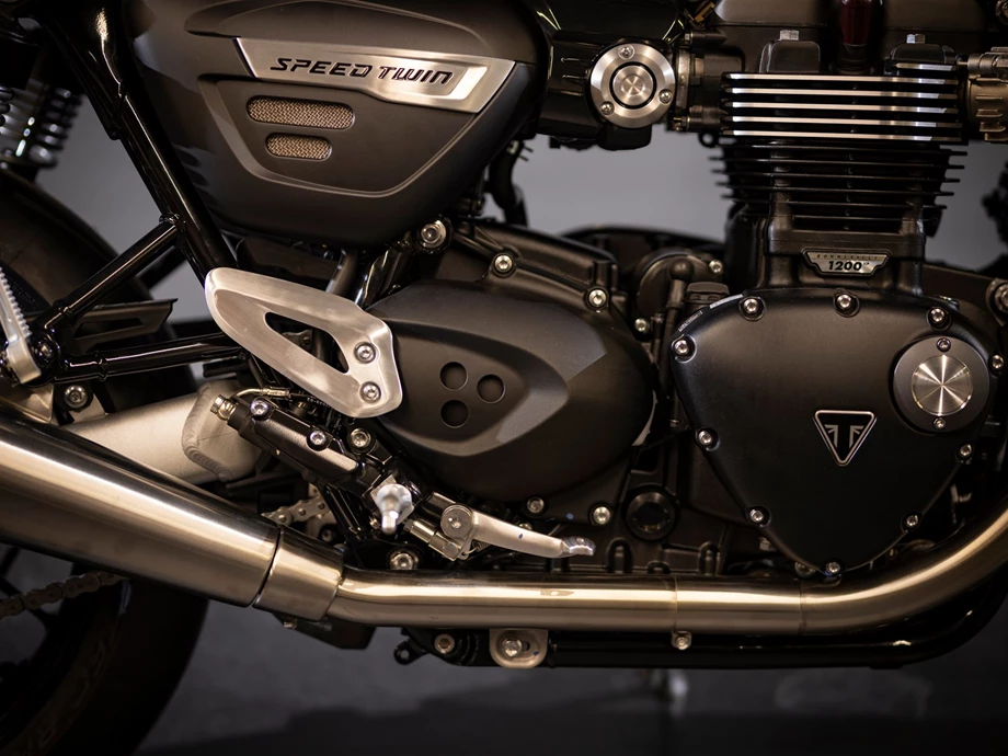 Umbgebautes Motorrad Triumph Speed Twin 1200 Bild 6: Umbgebautes Motorrad Triumph Speed Twin 1200