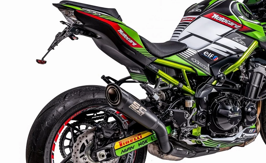 Umbgebautes Motorrad Kawasaki Z900 Bild 6: Umbgebautes Motorrad Kawasaki Z900