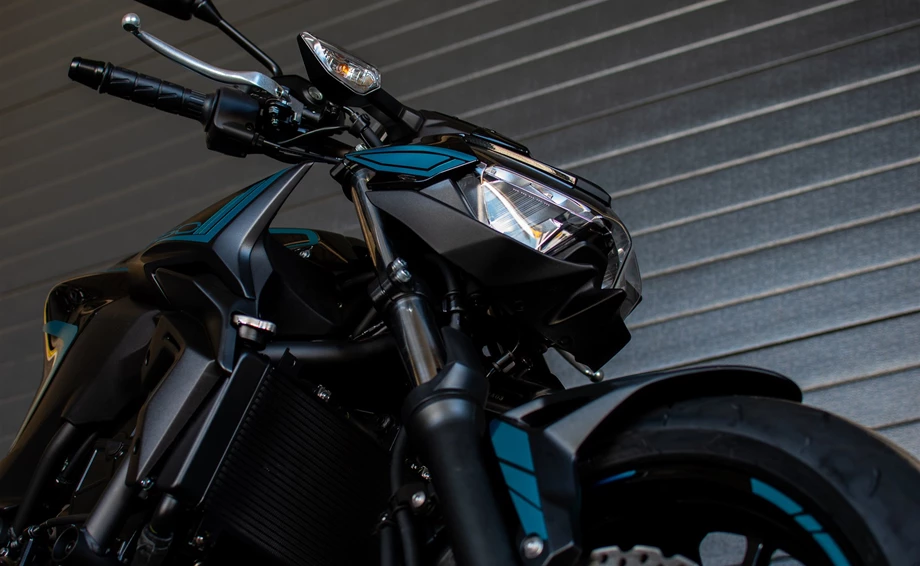 Umbgebautes Motorrad Kawasaki Z650 Bild 2: Umbgebautes Motorrad Kawasaki Z650