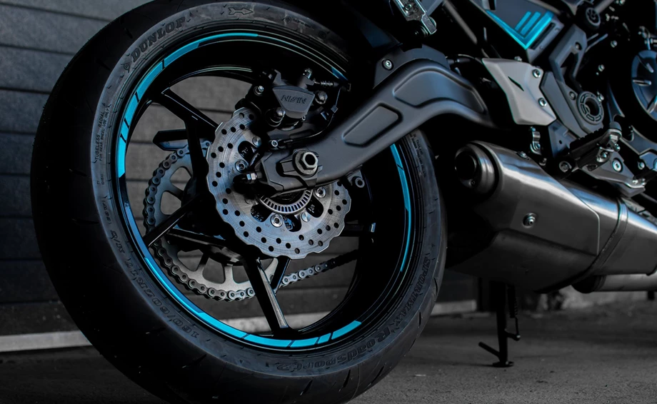 Umbgebautes Motorrad Kawasaki Z650 Bild 3: Umbgebautes Motorrad Kawasaki Z650