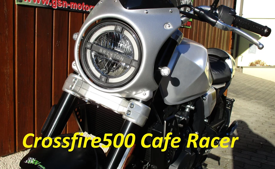 Umbgebautes Motorrad Brixton Crossfire 500 Bild 1: Umbgebautes Motorrad Brixton Crossfire 500