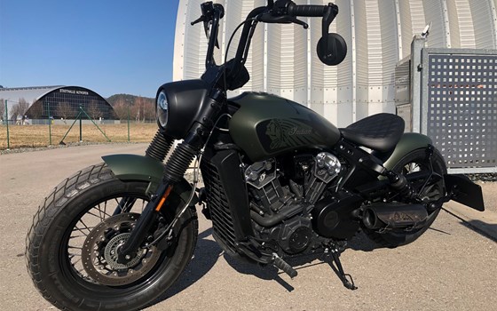 Umgebautes Motorrad Indian Scout Bobber Twenty von Berni´s Biker Bude - Bild 1 Umgebautes Motorrad Indian Scout Bobber Twenty von Berni´s Biker Bude - Bild 1