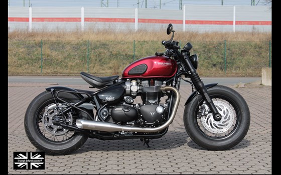 Umgebautes Motorrad Triumph Bonneville Bobber von Stärker-Profil GmbH - Bild 14 Umgebautes Motorrad Triumph Bonneville Bobber von Stärker-Profil GmbH - Bild 14
