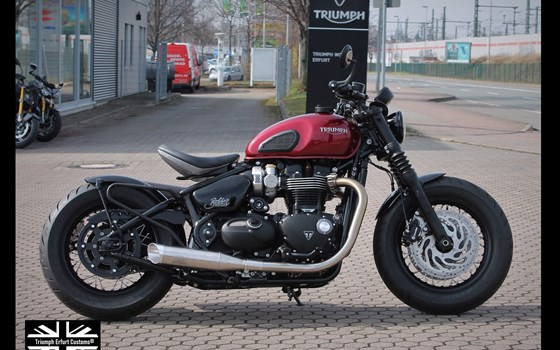 Umgebautes Motorrad Triumph Bonneville Bobber von Stärker-Profil GmbH - Bild 2 Umgebautes Motorrad Triumph Bonneville Bobber von Stärker-Profil GmbH - Bild 2