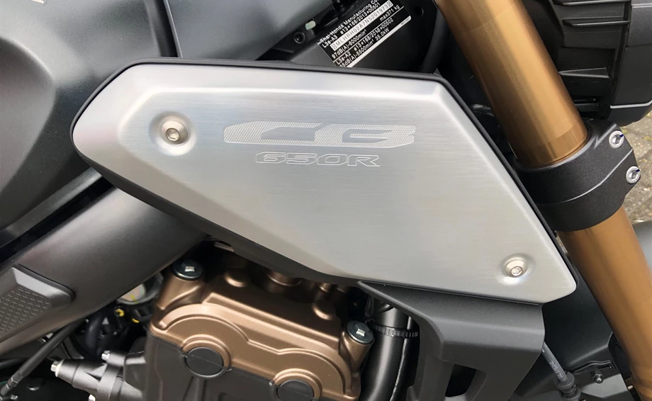 Umbgebautes Motorrad Honda CB650R Bild 3: Umbgebautes Motorrad Honda CB650R