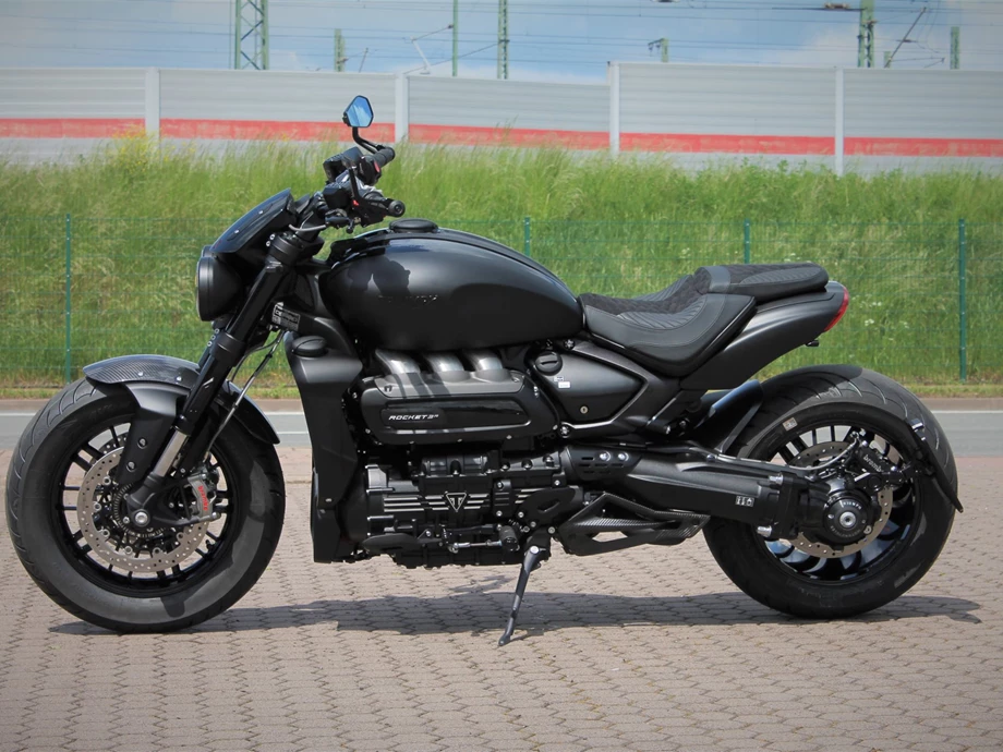 Umbgebautes Motorrad Triumph Rocket 3 R Black Bild 15: Umbgebautes Motorrad Triumph Rocket 3 R Black
