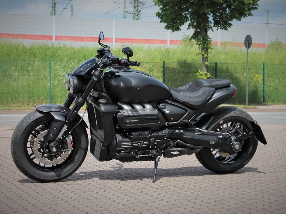 Umbgebautes Motorrad Triumph Rocket 3 R Black Bild 16: Umbgebautes Motorrad Triumph Rocket 3 R Black
