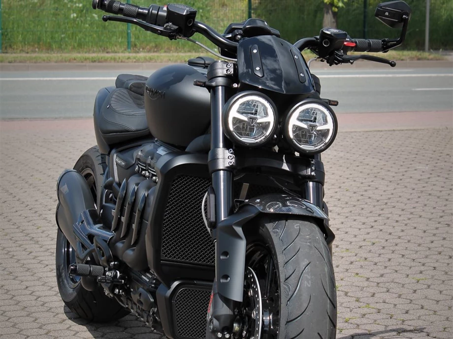 Umbgebautes Motorrad Triumph Rocket 3 R Black Bild 19: Umbgebautes Motorrad Triumph Rocket 3 R Black