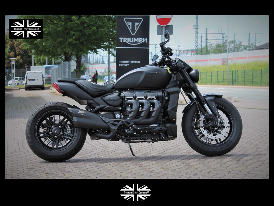 Umbgebautes Motorrad Triumph Rocket 3 R Black Bild 2: Umbgebautes Motorrad Triumph Rocket 3 R Black