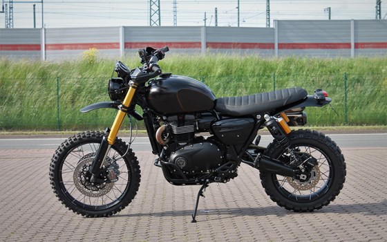 Umgebautes Motorrad Triumph Scrambler 1200 XE von Stärker-Profil GmbH - Bild 1 Umgebautes Motorrad Triumph Scrambler 1200 XE von Stärker-Profil GmbH - Bild 1
