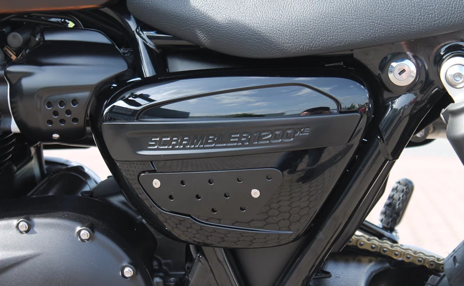 Umbgebautes Motorrad Triumph Scrambler 1200 XE Bild 12: Umbgebautes Motorrad Triumph Scrambler 1200 XE