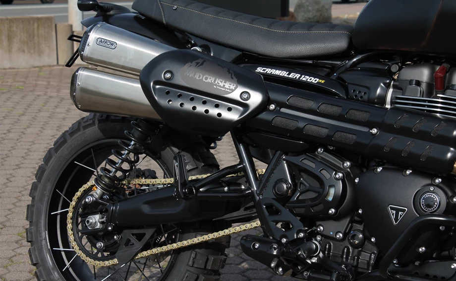 Umbgebautes Motorrad Triumph Scrambler 1200 XE Bild 19: Umbgebautes Motorrad Triumph Scrambler 1200 XE
