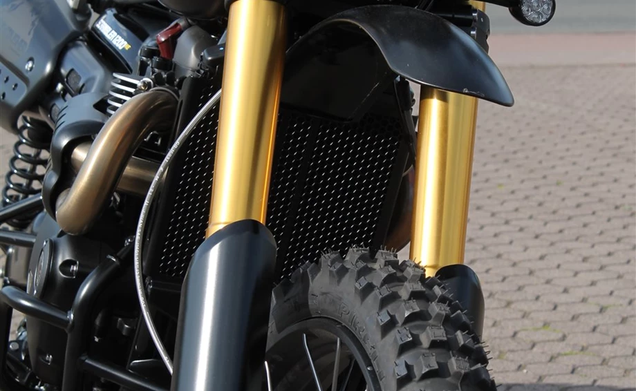 Umbgebautes Motorrad Triumph Scrambler 1200 XE Bild 20: Umbgebautes Motorrad Triumph Scrambler 1200 XE