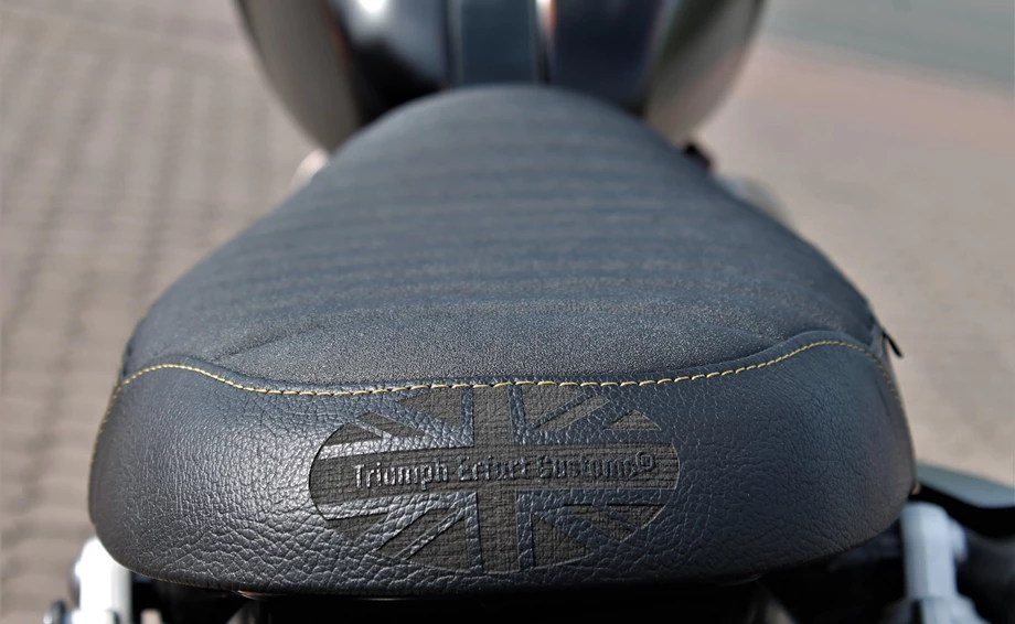 Umbgebautes Motorrad Triumph Scrambler 1200 XE Bild 5: Umbgebautes Motorrad Triumph Scrambler 1200 XE