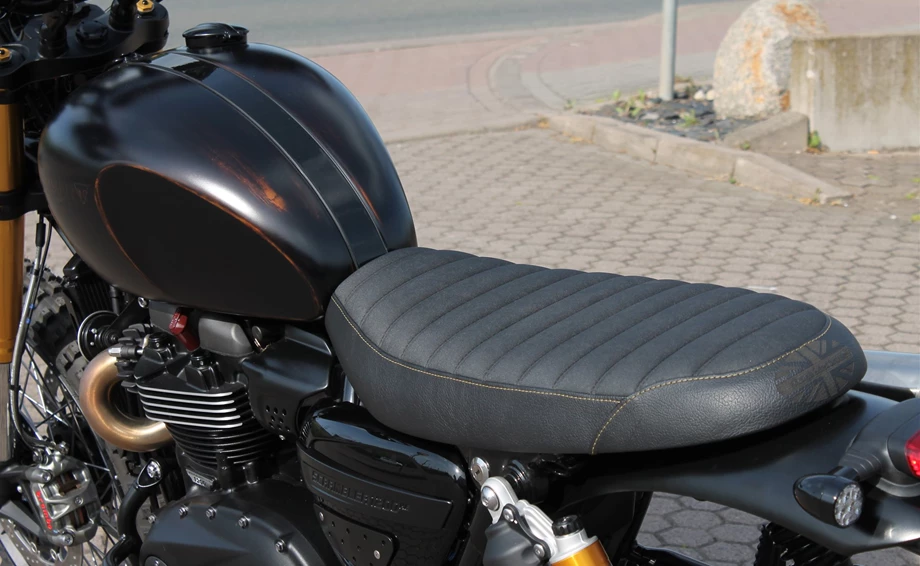 Umbgebautes Motorrad Triumph Scrambler 1200 XE Bild 7: Umbgebautes Motorrad Triumph Scrambler 1200 XE