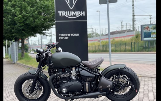 Umgebautes Motorrad Triumph Bonneville Bobber von Stärker-Profil GmbH - Bild 16 Umgebautes Motorrad Triumph Bonneville Bobber von Stärker-Profil GmbH - Bild 16