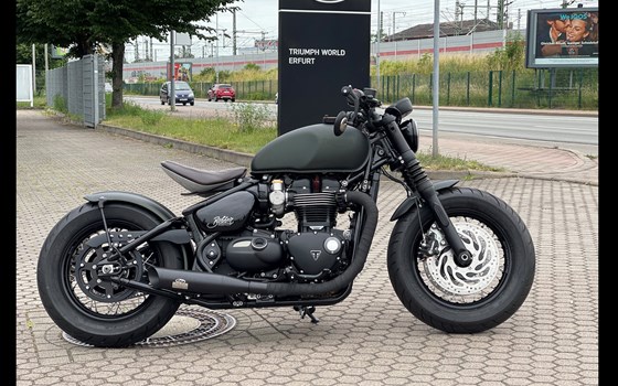 Umgebautes Motorrad Triumph Bonneville Bobber von Stärker-Profil GmbH - Bild 2 Umgebautes Motorrad Triumph Bonneville Bobber von Stärker-Profil GmbH - Bild 2
