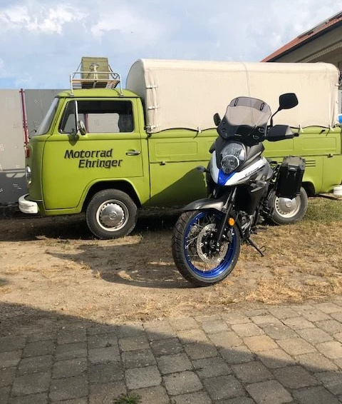 Umbgebautes Motorrad Suzuki V-Strom 650 XT Touring Bild 6: Umbgebautes Motorrad Suzuki V-Strom 650 XT Touring