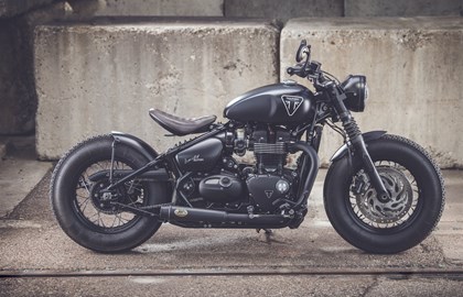Triumph Bonneville Bobber Custom Bike Triumph Bonneville Bobber Custom Bike