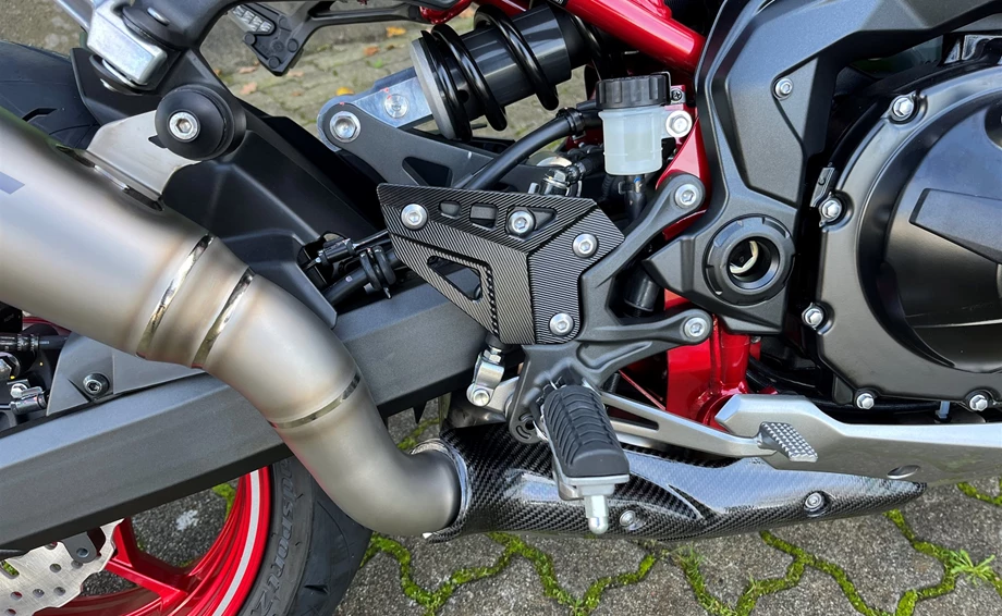 Umbgebautes Motorrad Kawasaki Z900 Bild 6: Umbgebautes Motorrad Kawasaki Z900