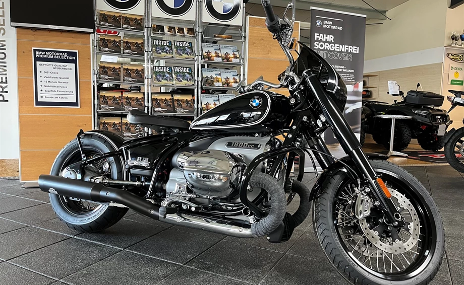 Umbgebautes Motorrad BMW R 18 Bild 1: Umbgebautes Motorrad BMW R 18