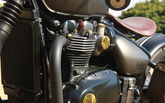 Umgebautes Motorrad Triumph Bonneville Bobber von Motorrad Naujocks - Bild 7 Umgebautes Motorrad Triumph Bonneville Bobber von Motorrad Naujocks - Bild 7