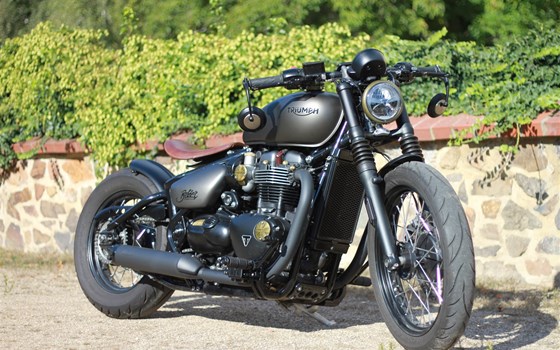 Umgebautes Motorrad Triumph Bonneville Bobber von Motorrad Naujocks - Bild 3 Umgebautes Motorrad Triumph Bonneville Bobber von Motorrad Naujocks - Bild 3