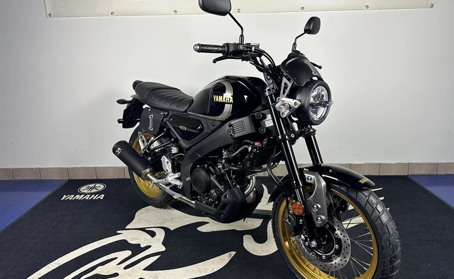 Umbgebautes Motorrad Yamaha XSR125 Legacy Bild 3: Umbgebautes Motorrad Yamaha XSR125 Legacy