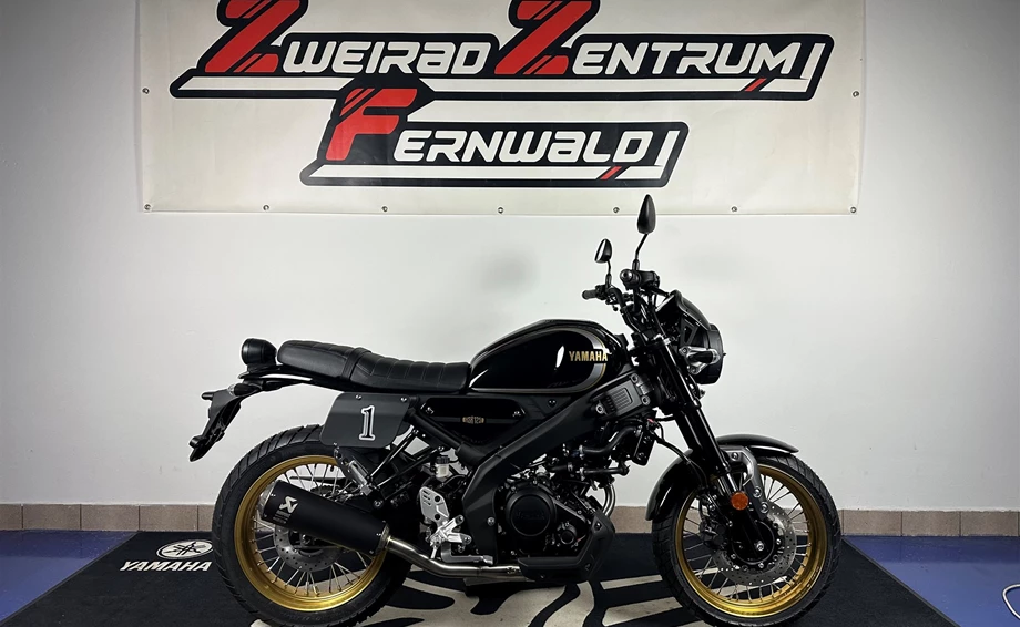 Umbgebautes Motorrad Yamaha XSR125 Legacy Bild 1: Umbgebautes Motorrad Yamaha XSR125 Legacy