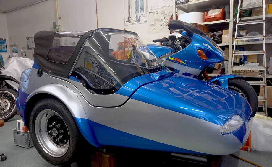 Umbgebautes Motorrad Suzuki Hayabusa Bild 14: Umbgebautes Motorrad Suzuki Hayabusa