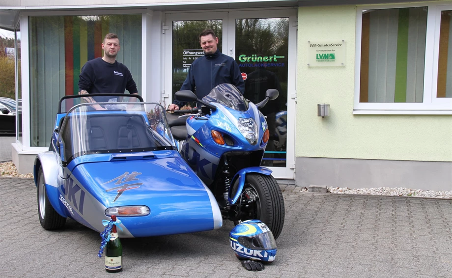 Umbgebautes Motorrad Suzuki Hayabusa Bild 30: Umbgebautes Motorrad Suzuki Hayabusa