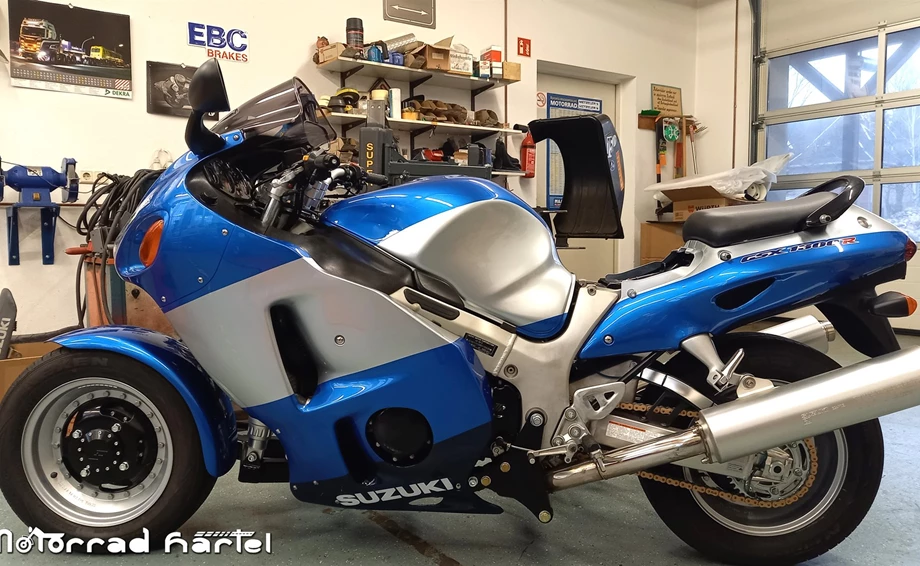 Umbgebautes Motorrad Suzuki Hayabusa Bild 10: Umbgebautes Motorrad Suzuki Hayabusa