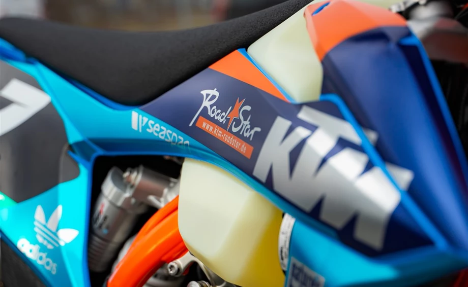 Umbgebautes Motorrad KTM 500 EXC-F Bild 8: Umbgebautes Motorrad KTM 500 EXC-F