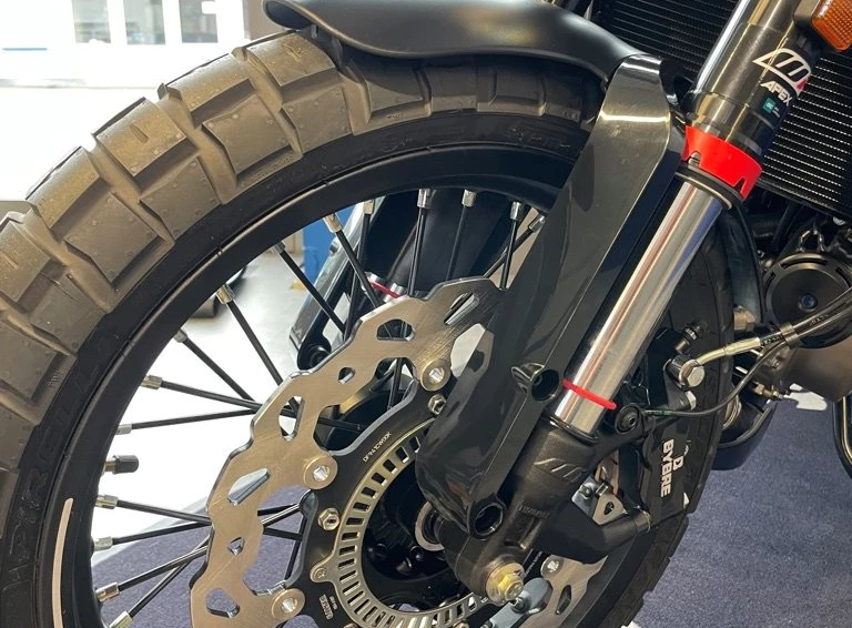 Umbgebautes Motorrad Husqvarna Svartpilen 401 Bild 3: Umbgebautes Motorrad Husqvarna Svartpilen 401