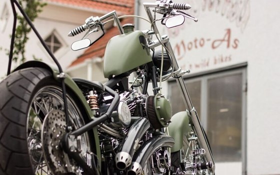 Umgebautes Motorrad Harley-Davidson Custom Bike von BLACK BIKE CRAFTRÄDER - Bild 5 Umgebautes Motorrad Harley-Davidson Custom Bike von BLACK BIKE CRAFTRÄDER - Bild 5