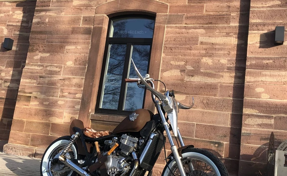 Umbgebautes Motorrad Kawasaki EN 500 Bild 4: Umbgebautes Motorrad Kawasaki EN 500