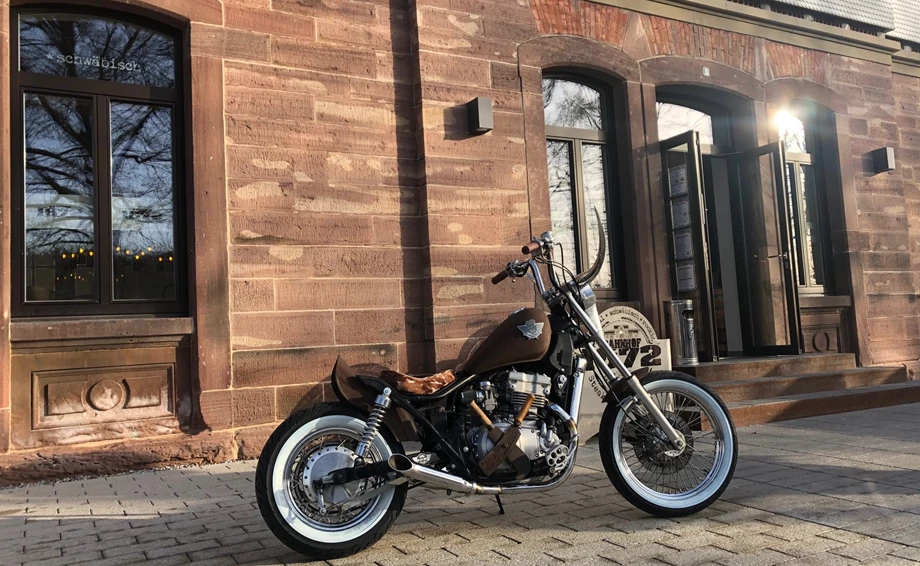 Umbgebautes Motorrad Kawasaki EN 500 Bild 5: Umbgebautes Motorrad Kawasaki EN 500