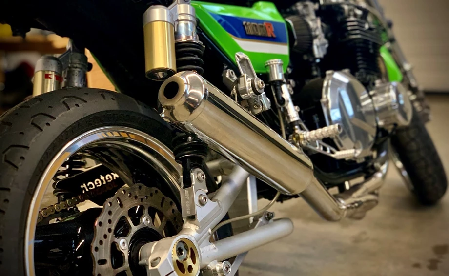 Umbgebautes Motorrad Kawasaki GPZ 1100 Bild 10: Umbgebautes Motorrad Kawasaki GPZ 1100