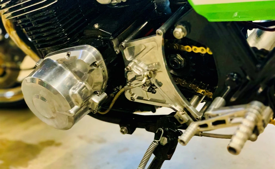 Umbgebautes Motorrad Kawasaki GPZ 1100 Bild 11: Umbgebautes Motorrad Kawasaki GPZ 1100