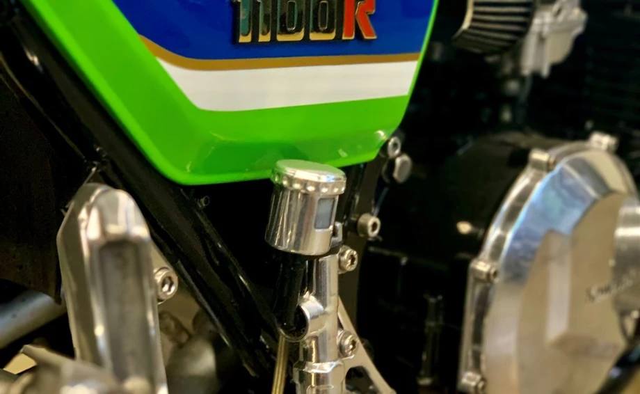 Umbgebautes Motorrad Kawasaki GPZ 1100 Bild 6: Umbgebautes Motorrad Kawasaki GPZ 1100