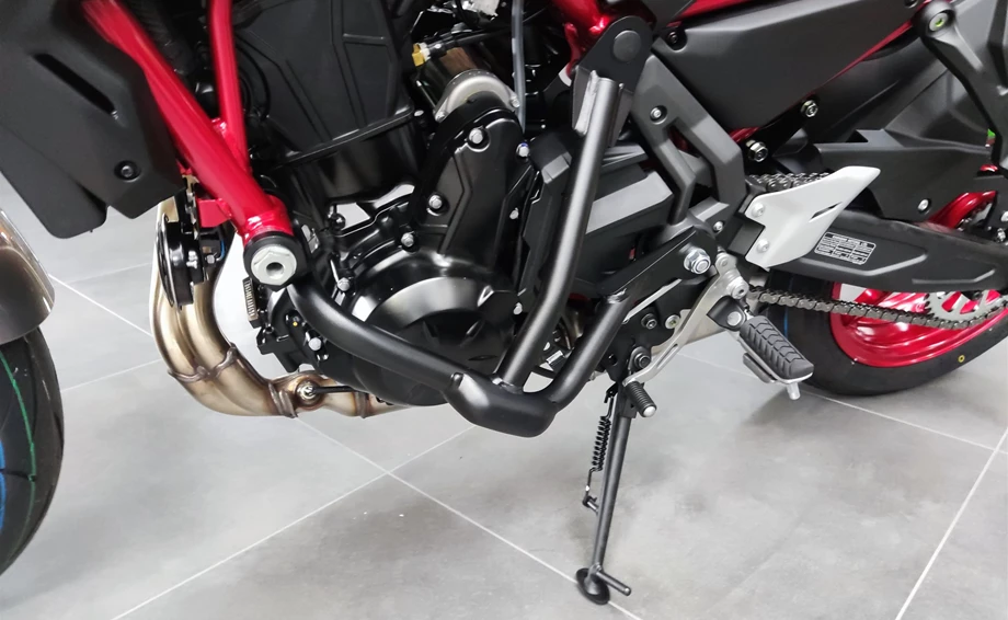 Umbgebautes Motorrad Kawasaki Z650 Bild 2: Umbgebautes Motorrad Kawasaki Z650