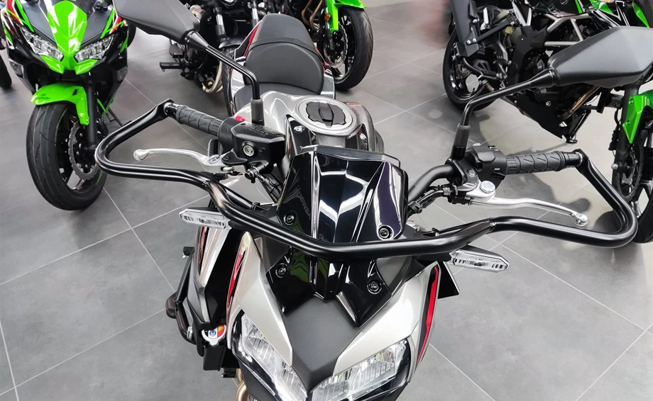 Umbgebautes Motorrad Kawasaki Z650 Bild 6: Umbgebautes Motorrad Kawasaki Z650