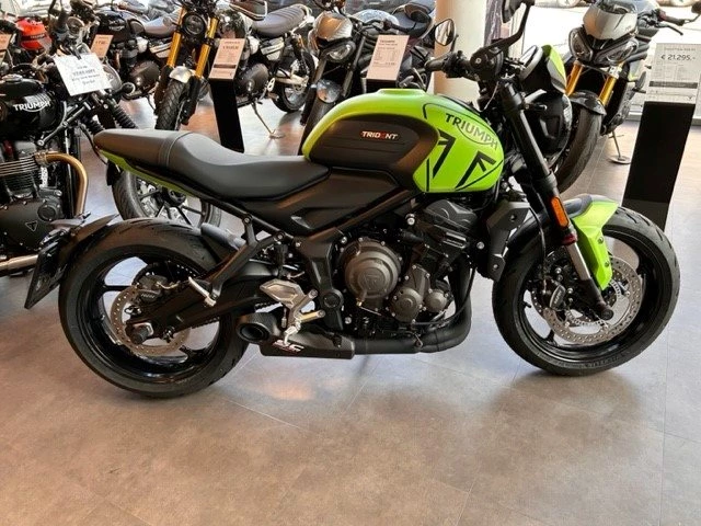Umbgebautes Motorrad Triumph Trident 660 Bild 1: Umbgebautes Motorrad Triumph Trident 660