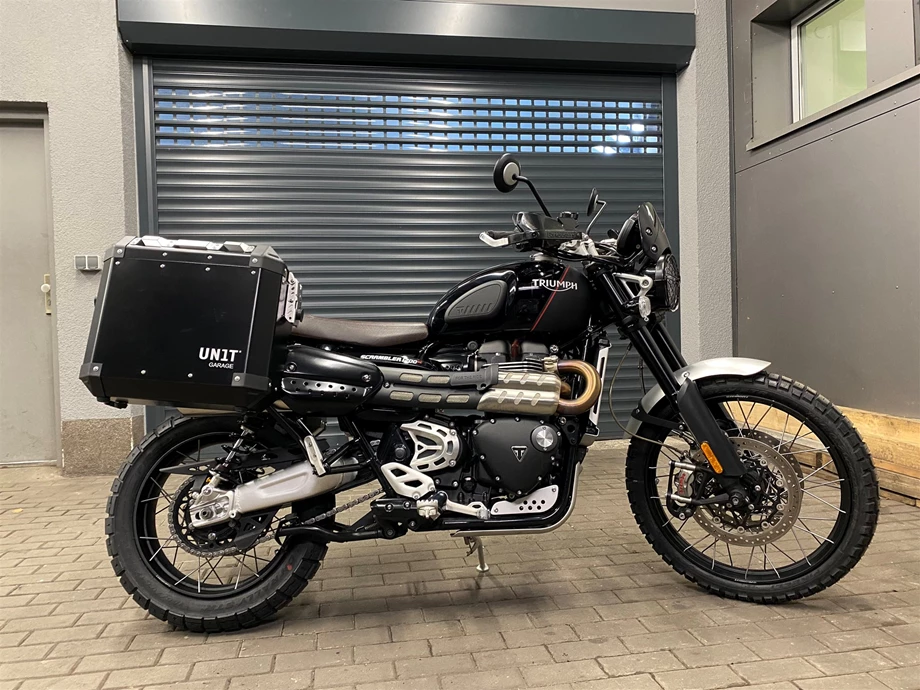 Umbgebautes Motorrad Triumph Scrambler 1200 XC Bild 1: Umbgebautes Motorrad Triumph Scrambler 1200 XC