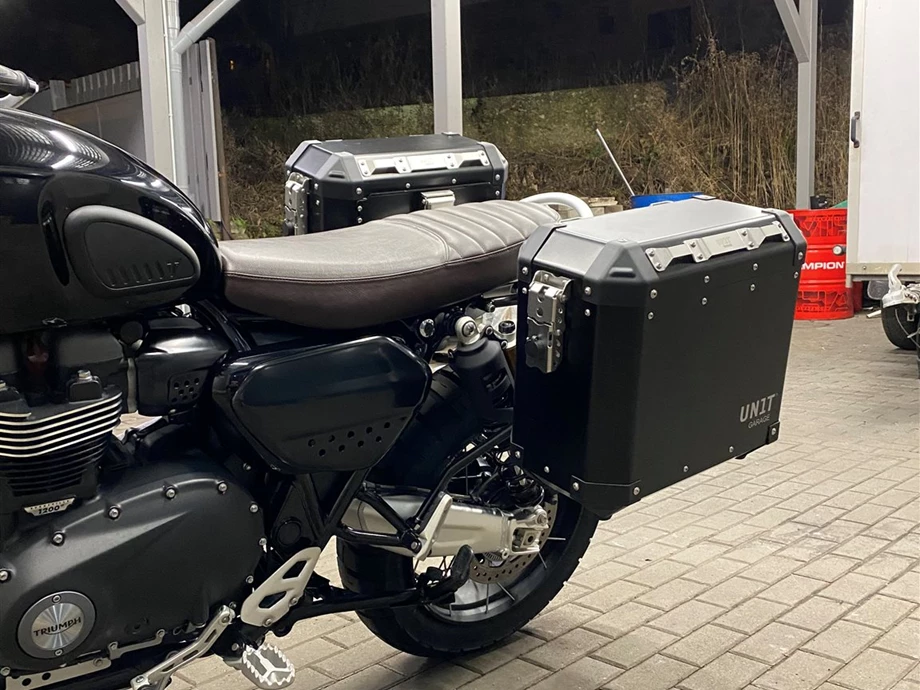 Umbgebautes Motorrad Triumph Scrambler 1200 XC Bild 2: Umbgebautes Motorrad Triumph Scrambler 1200 XC