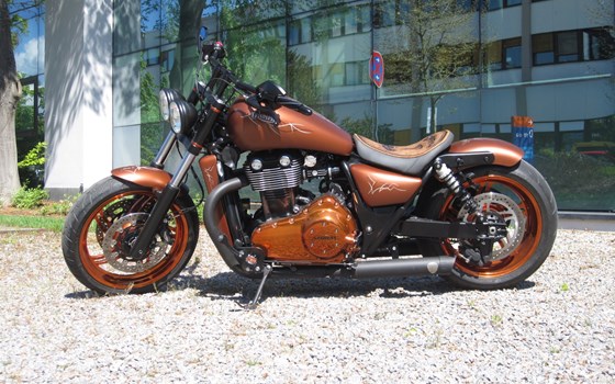 Umgebautes Motorrad Triumph Thunderbird Storm von Motorrad-Shop Kuhnert - Bild 1 Umgebautes Motorrad Triumph Thunderbird Storm von Motorrad-Shop Kuhnert - Bild 1