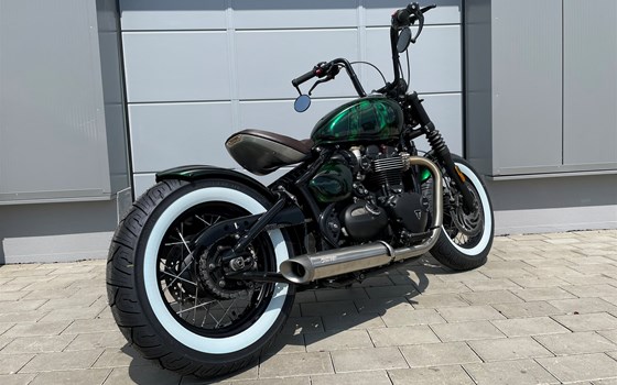 Umgebautes Motorrad Triumph Bonneville Bobber von Warm Up Zweiradtechnik GmbH - Bild 5 Umgebautes Motorrad Triumph Bonneville Bobber von Warm Up Zweiradtechnik GmbH - Bild 5